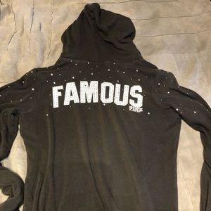 VS Pink zip up hoodie